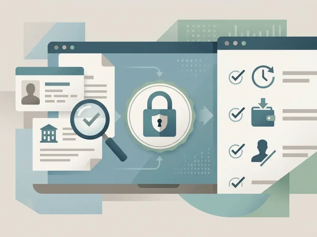King Casino KYC checklist for UK players covering identity verification and withdrawal readiness